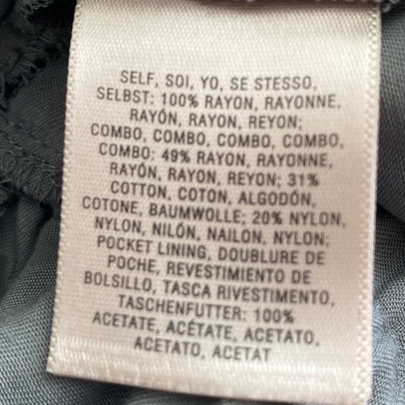 Anthropologie Elevenses Black Eyelash Lace Jumpsuit with Pockets size 10 - Picture 7 of 8